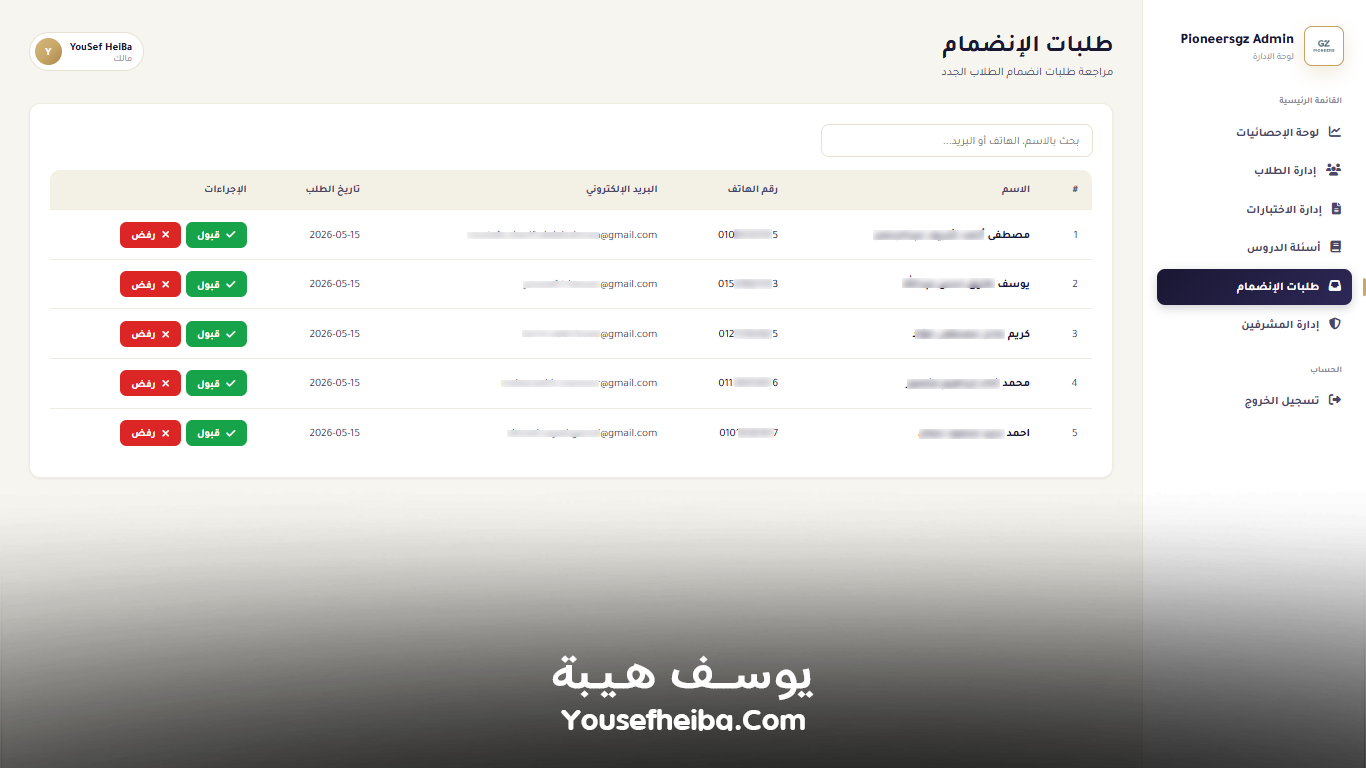 Pioneers GZ – منصة رقمية متكاملة لتأهيل الصيادلة لسوق العمل السعودي وإدارة رحلة التدريب والاختبارات والاعتماد المهني بواجهة Prometric الاحترافية